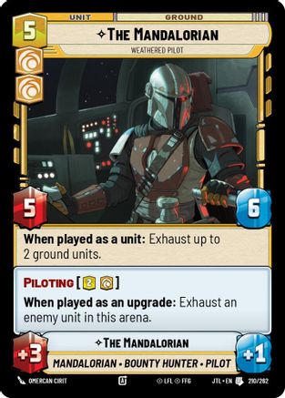 The Mandalorian - Weathered Pilot - 210/262 - Uncommon