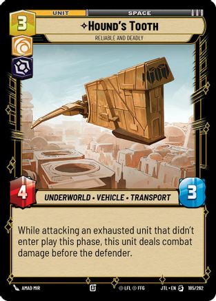 Hound's Tooth - Reliable and Deadly - 185/262 - Special