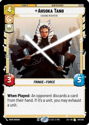 Ahsoka Tano - Chasing Whispers - 201/252 - Rare