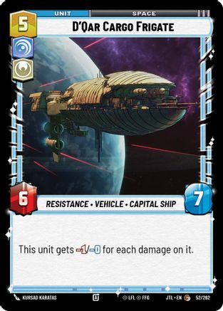 D'Qar Cargo Frigate - 052/252 - Common