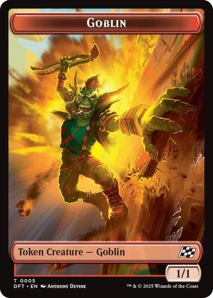 Goblin // Thopter (010) Token (TDFT)