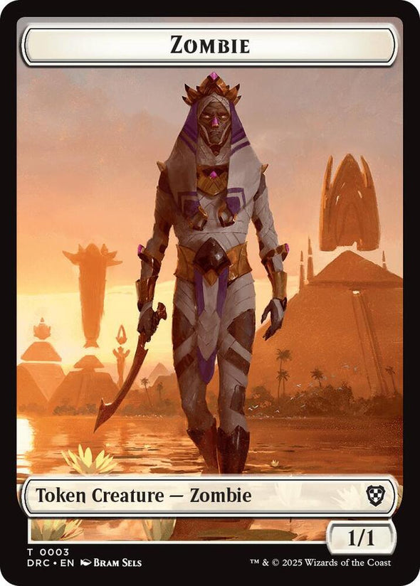 Vizier of Many Faces // Zombie Token (TDRC)