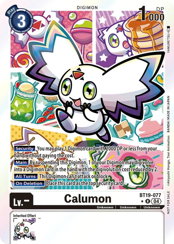 Calumon (Release Special Booster 2.5: Box Promotion Pack) (Borderless) - BT19-077 - Rare