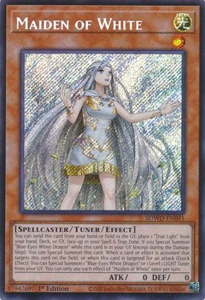 Maiden of White (Secret Rare) - SDWD-EN041 - Secret Rare - Unlimited