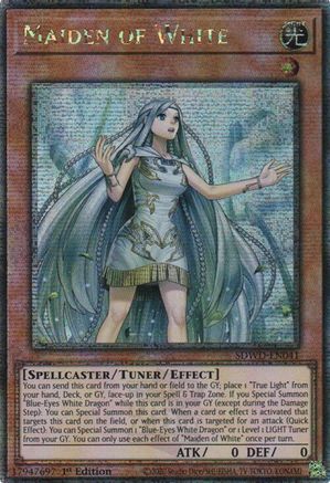 Maiden of White - SDWD-EN041 - Quarter Century Secret Rare - Unlimited