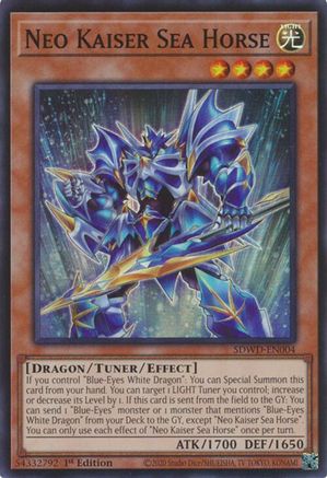 Neo Kaiser Sea Horse - SDWD-EN004 - Super Rare - Unlimited