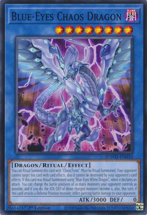 Blue-Eyes Chaos Dragon - SDWD-EN010 - Common - Unlimited