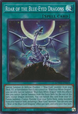 Roar of the Blue-Eyed Dragons - SDWD-EN019 - Super Rare - Unlimited