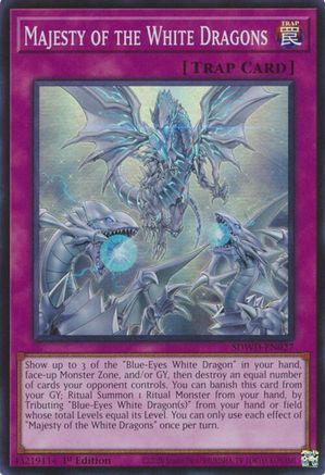 Majesty of the White Dragons - SDWD-EN027 - Super Rare - Unlimited