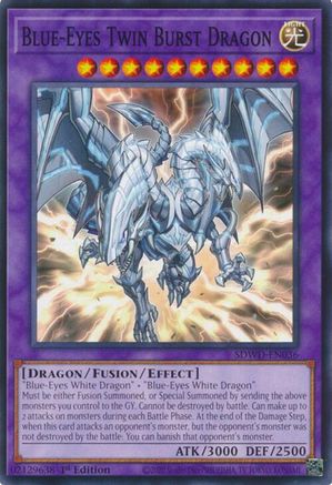 Blue-Eyes Twin Burst Dragon - SDWD-EN036 - Common - Unlimited