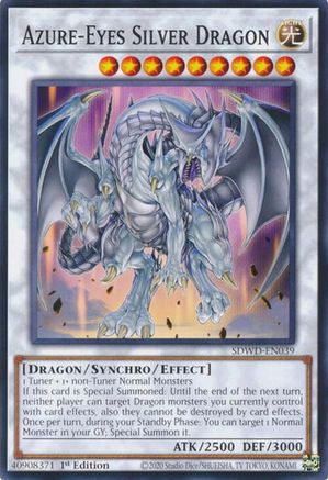 Azure-Eyes Silver Dragon - SDWD-EN039 - Common - Unlimited