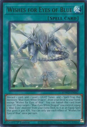 Wishes for Eyes of Blue - SDWD-EN042 - Ultra Rare - Unlimited