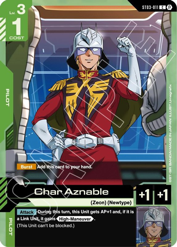 Char Aznable (BETA) - ST03-011 - Common