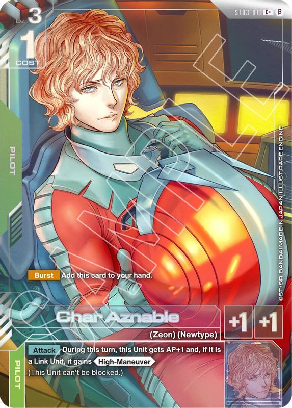 Char Aznable (C+) (Alternate Art) (BETA) - ST03-011 - Common