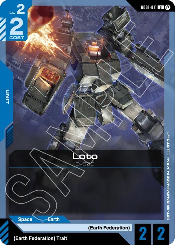 Loto (BETA) - GD01-011 - Uncommon
