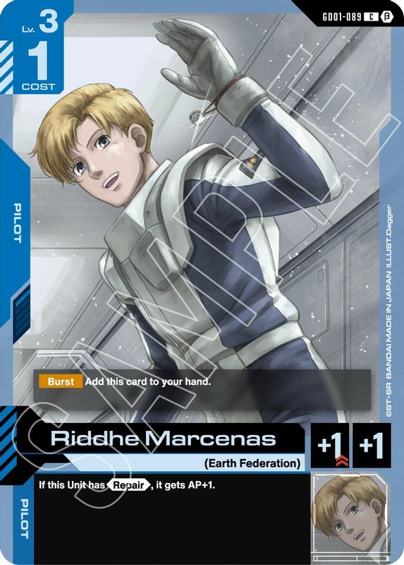 Riddhe Marcenas (BETA) - GD01-089 - Common