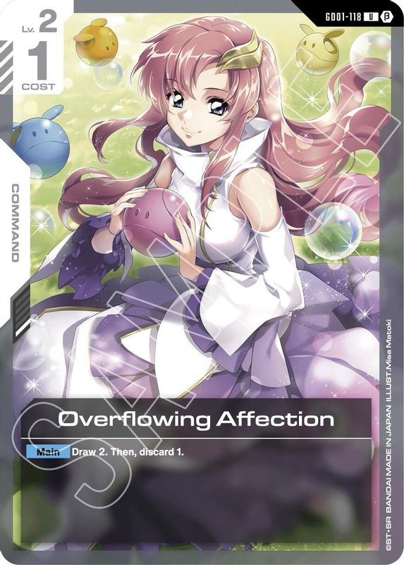 Overflowing Affection (BETA) - GD01-118 - Uncommon