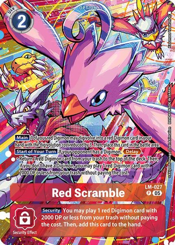 Red Scramble (ST 21 Alternate Art) - LM-027 - Promo
