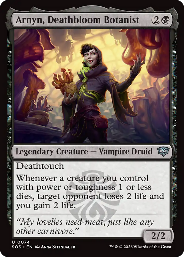 Arnyn, Deathbloom Botanist (SOS)