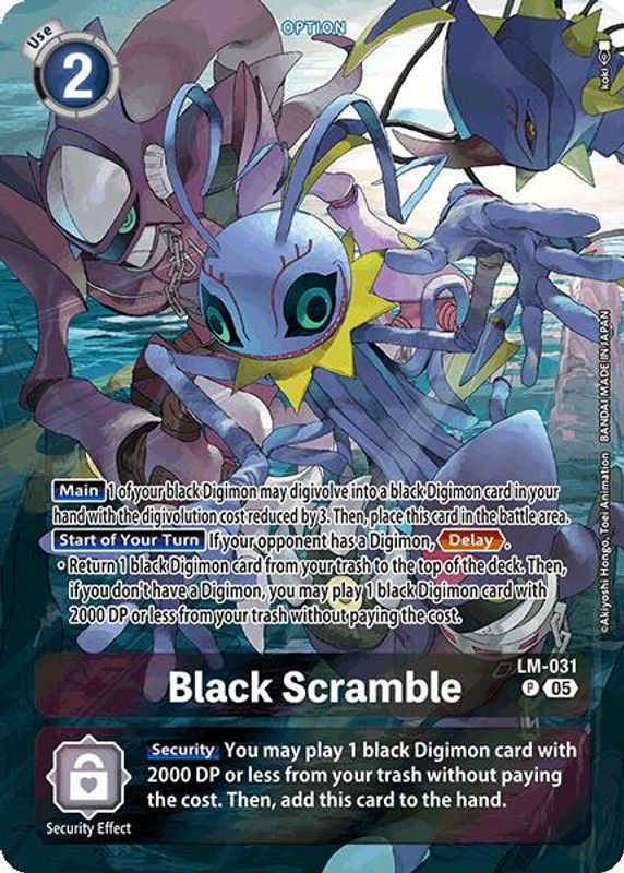Black Scramble (ST-20 Alternate Art) - LM-031 - Promo