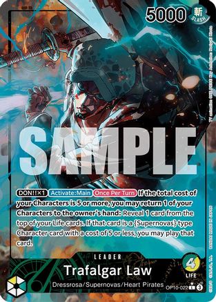 Trafalgar Law (022) (Parallel) - OP10-022 - Leader