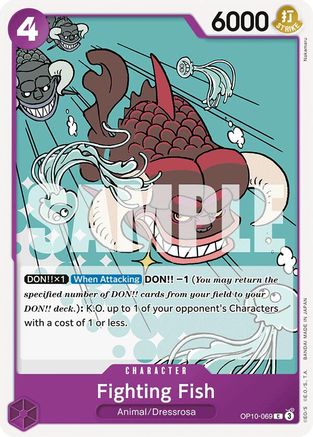 Fighting Fish - OP10-069 - Common