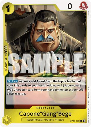 Capone"Gang"Bege - OP10-103 - Rare