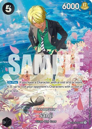 Sanji (OP10 Special) - ST14-003 - Super Rare