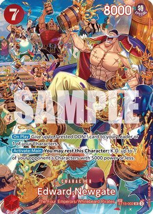 Edward.Newgate (OP10 Special) - ST15-002 - Super Rare