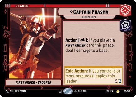 Captain Phasma - Chrome Dome - 010/262 - Rare