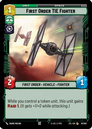 First Order TIE Fighter - 081/262 - Common