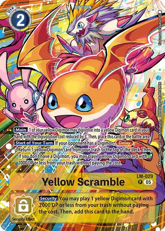 Yellow Scramble (ST 21 Alternate Art) - LM-029 - Promo