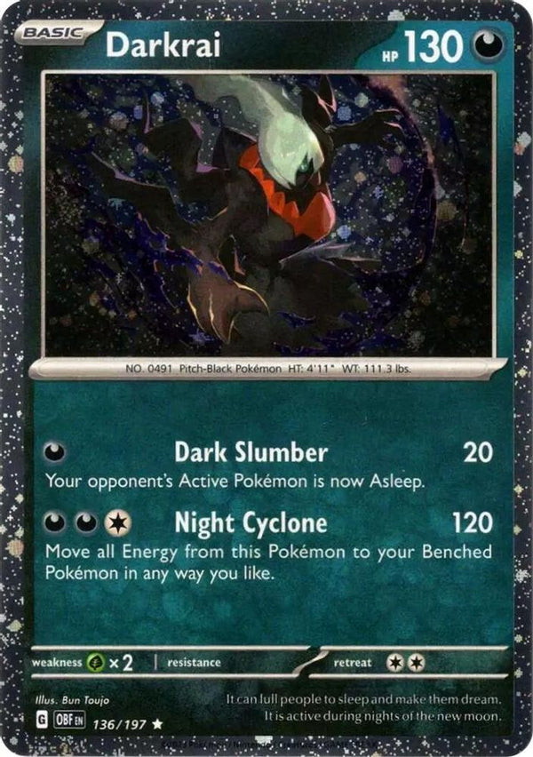 Darkrai - 136/197 - Rare (Cosmos Holo)