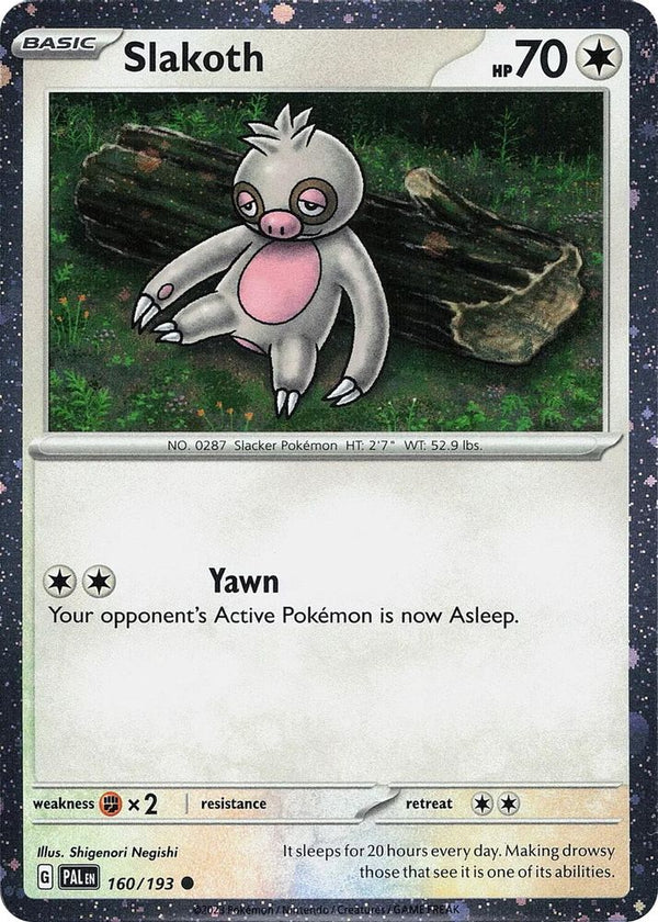 Slakoth - 160/193 - Promo (Cosmos Holo)