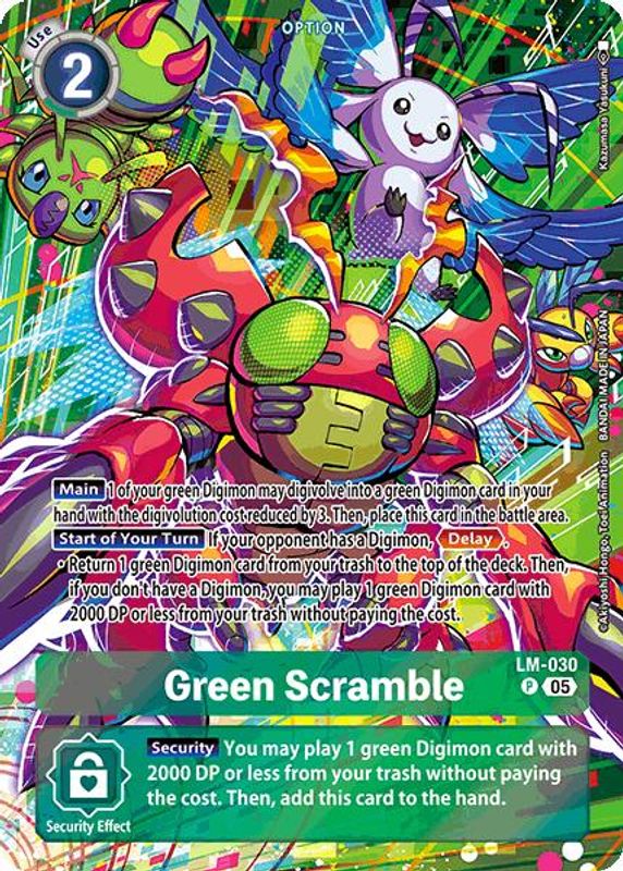 Green Scramble (ST-20 Alternate Art) - LM-030 - Promo