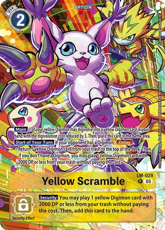 Yellow Scramble (ST-20 Alternate Art) - LM-029 - Promo