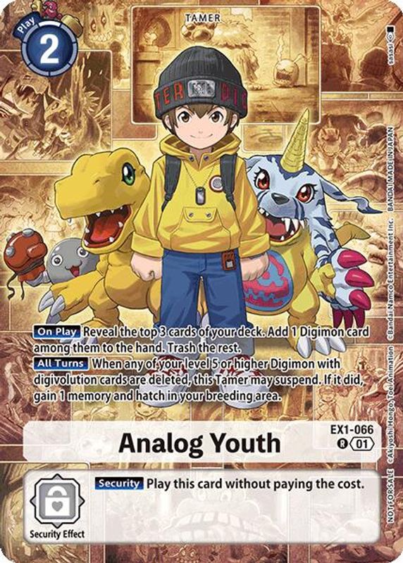 Analog Youth (Limited Card Pack) - EX1-066 - Rare