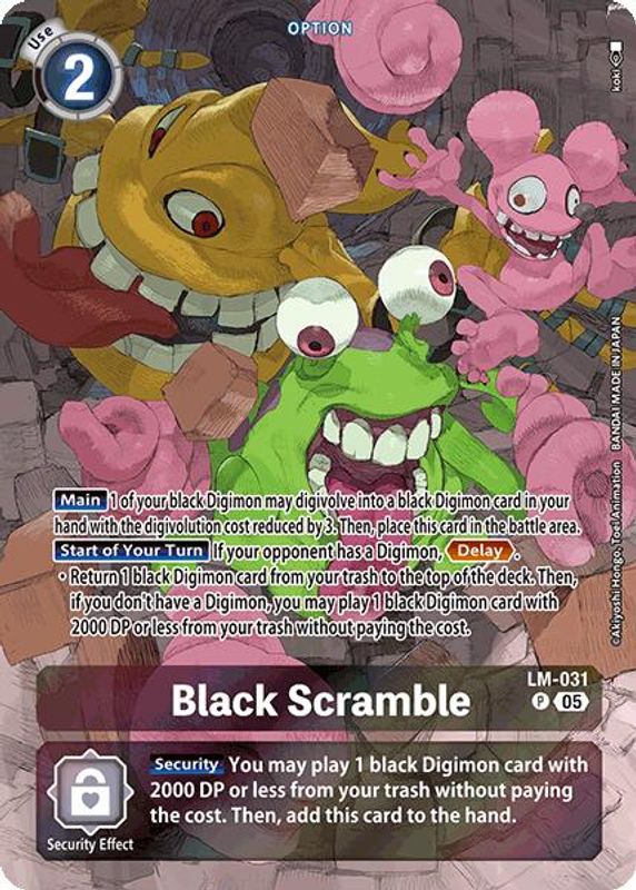 Black Scramble (ST 21 Alternate Art) - LM-031 - Promo