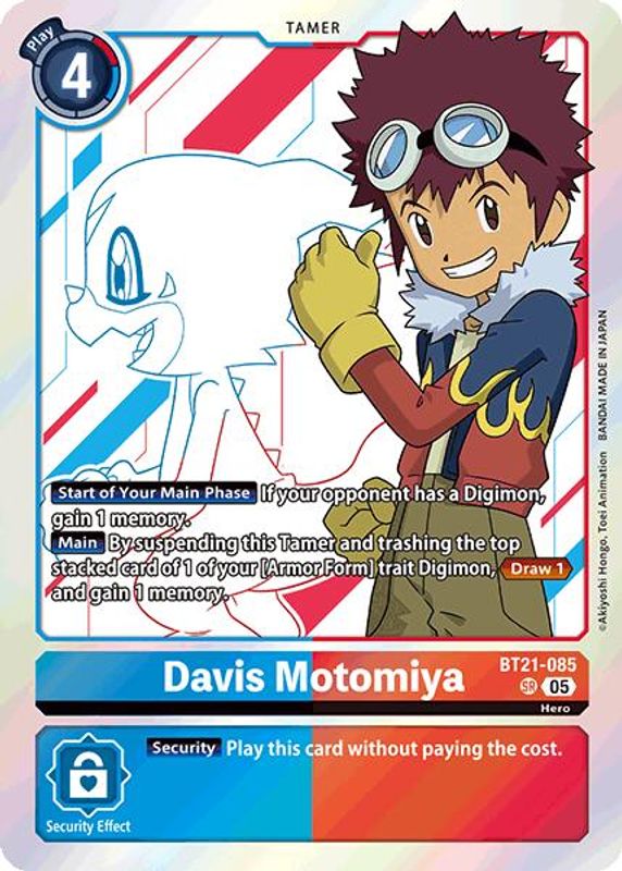 Davis Motomiya - BT21-085 - Super Rare