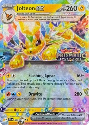 Jolteon ex - 030/131 - Promo (Prismatic Evolutions Stamp)
