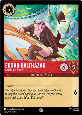 Edgar Balthazar (Ambitious Butler) - 146/204 - Common