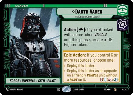 Darth Vader - Victor Squadron Leader - 006/262 - Common