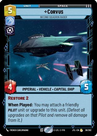 Corvus - Inferno Squadron Raider - 038/262 - Rare