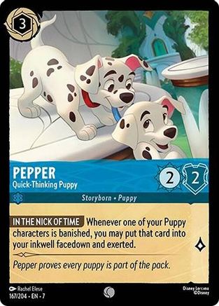 Pepper (Quick-Thinking Puppy) - 167/204 - Common