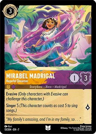 Mirabel Madrigal (Hopeful Dreamer) - 13/204 - Uncommon