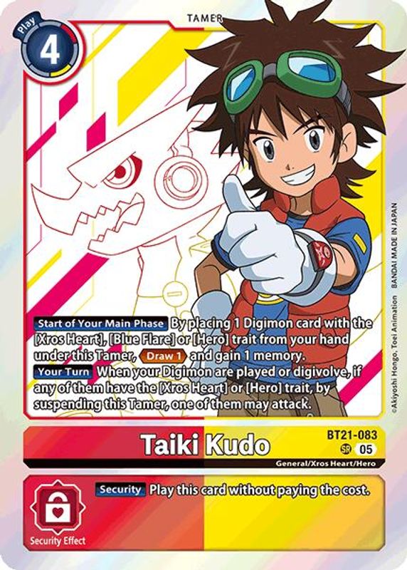 Taiki Kudo - BT21-083 - Super Rare