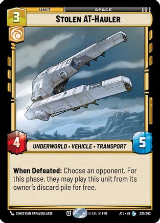 Stolen AT-Hauler - 221/262 - Legendary