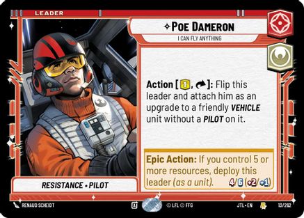 Poe Dameron - I Can Fly Anything - 013/262 - Rare