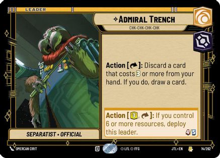 Admiral Trench - Chk-chk-chk-chk - 014/262 - Rare
