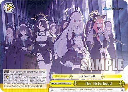 The Sisterhood - BAV/W112-E037CR - Climax Rare